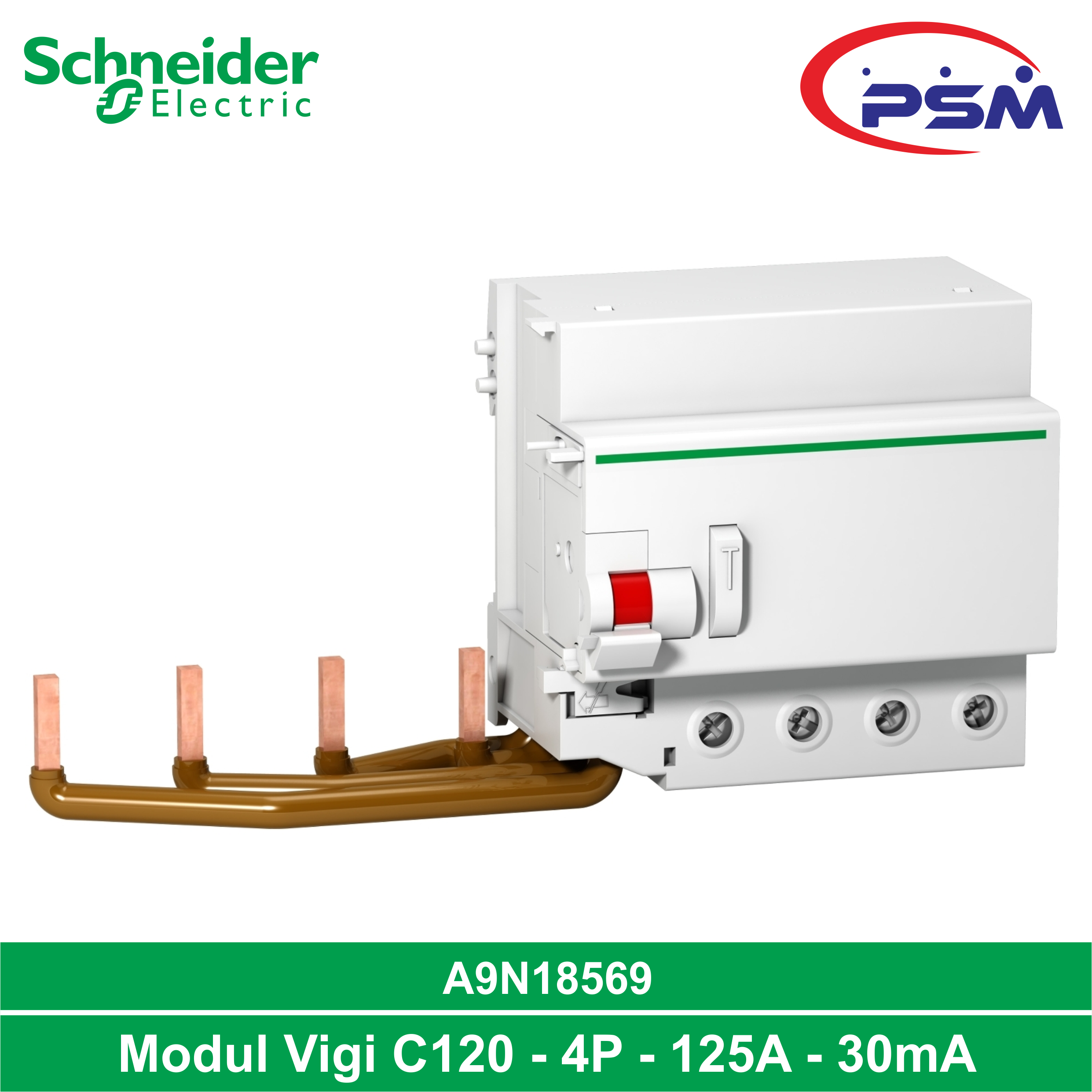 Modul Vigi C120 - Earth Leakage add-on block - 125A / 300mA