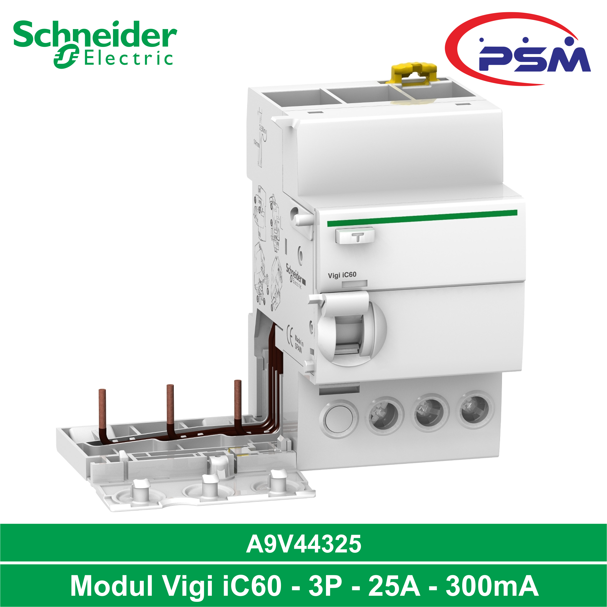 Modul Vigi iC60 - Earth Leakage add-on block - 25A / 300mA
