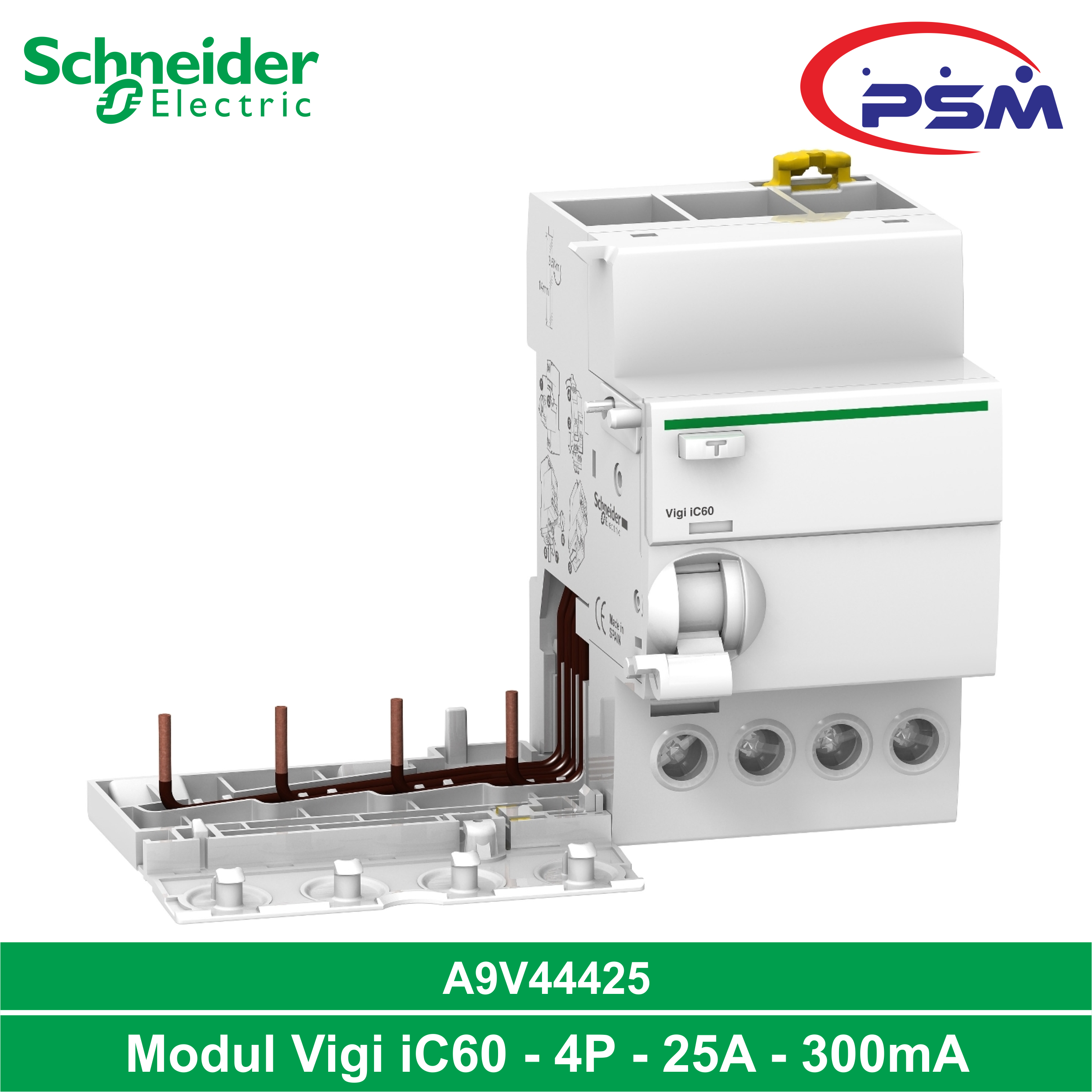 Modul Vigi iC60 - Earth Leakage add-on block - 25A / 300mA