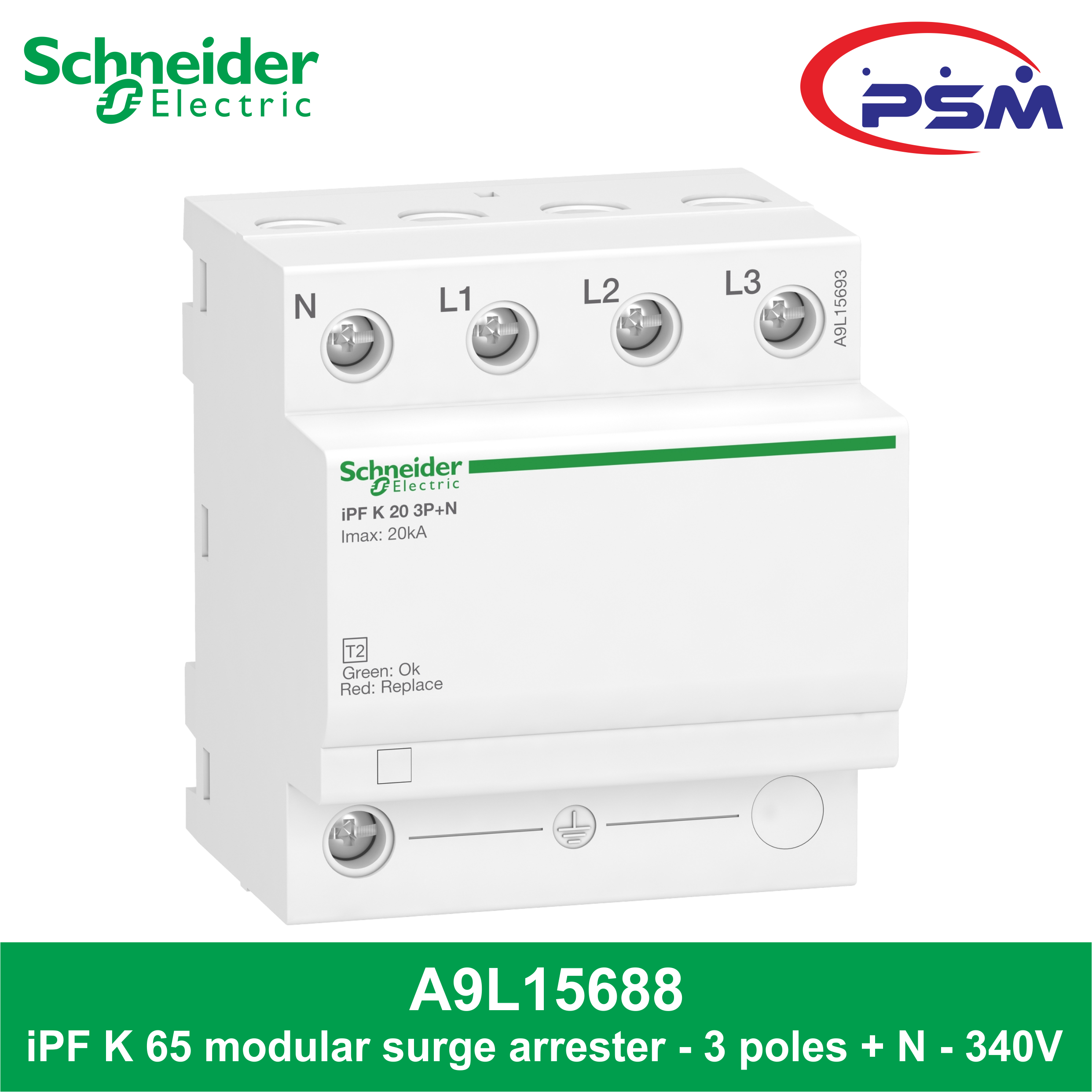 iPF Modular Surge Arrester Tipe 2 (Fixed / Monoblok) - All Varian