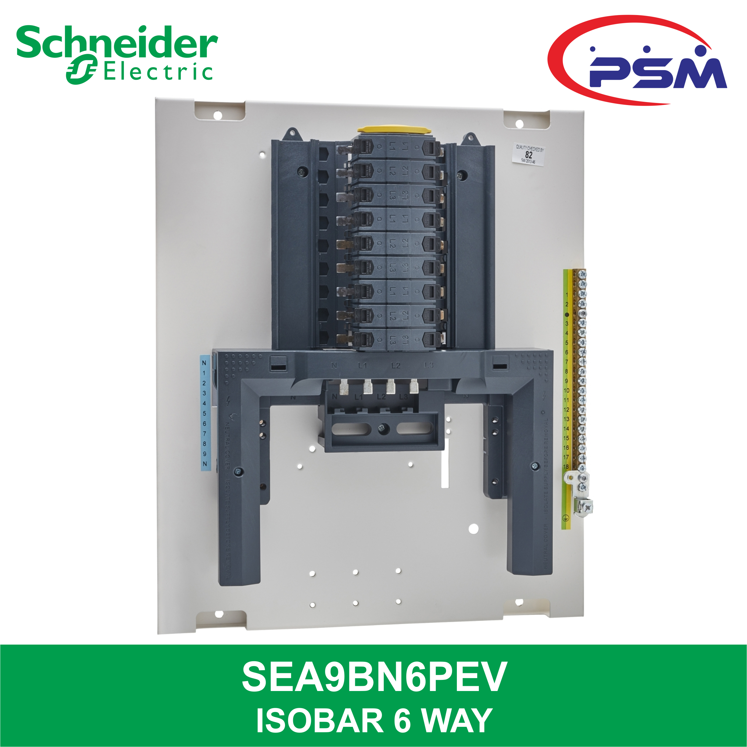 Acti9 Isobar P B / Pan Assembly / 6-24 ways TP + earth + neutral