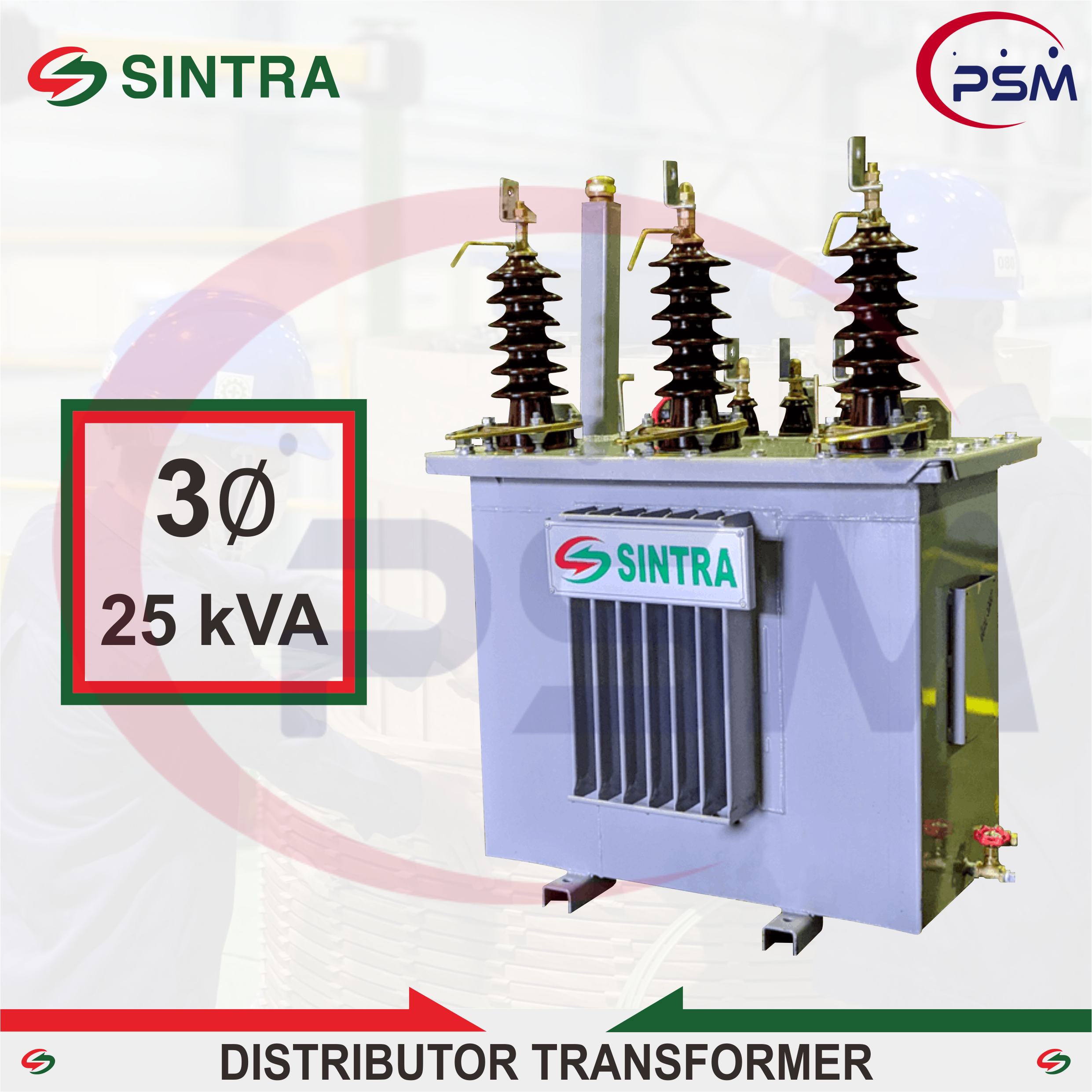 Sintra Distributor Transformer / Trafo Sintra 25 kVA