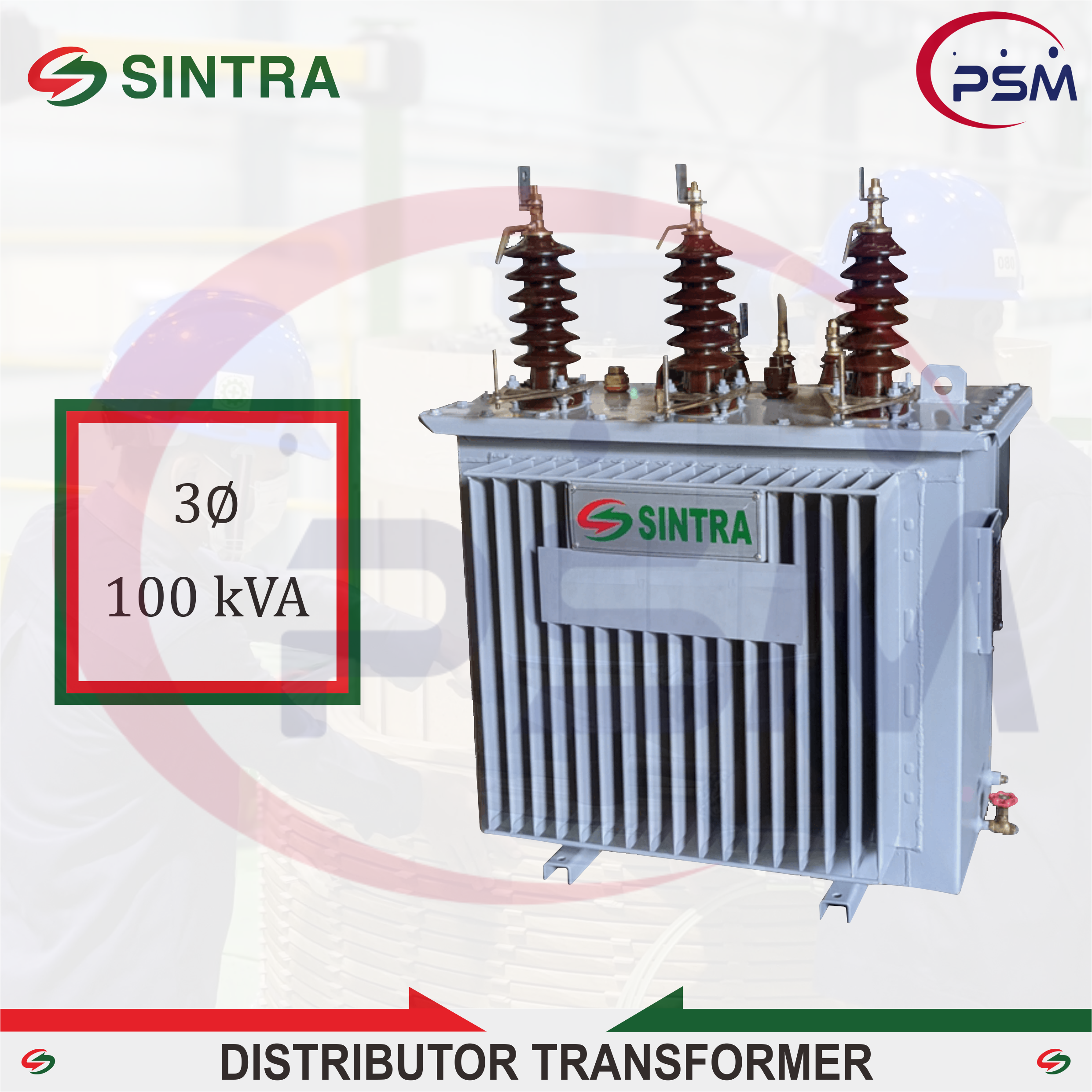 Sintra Distributor Transformer / Trafo Sintra 100 kVA