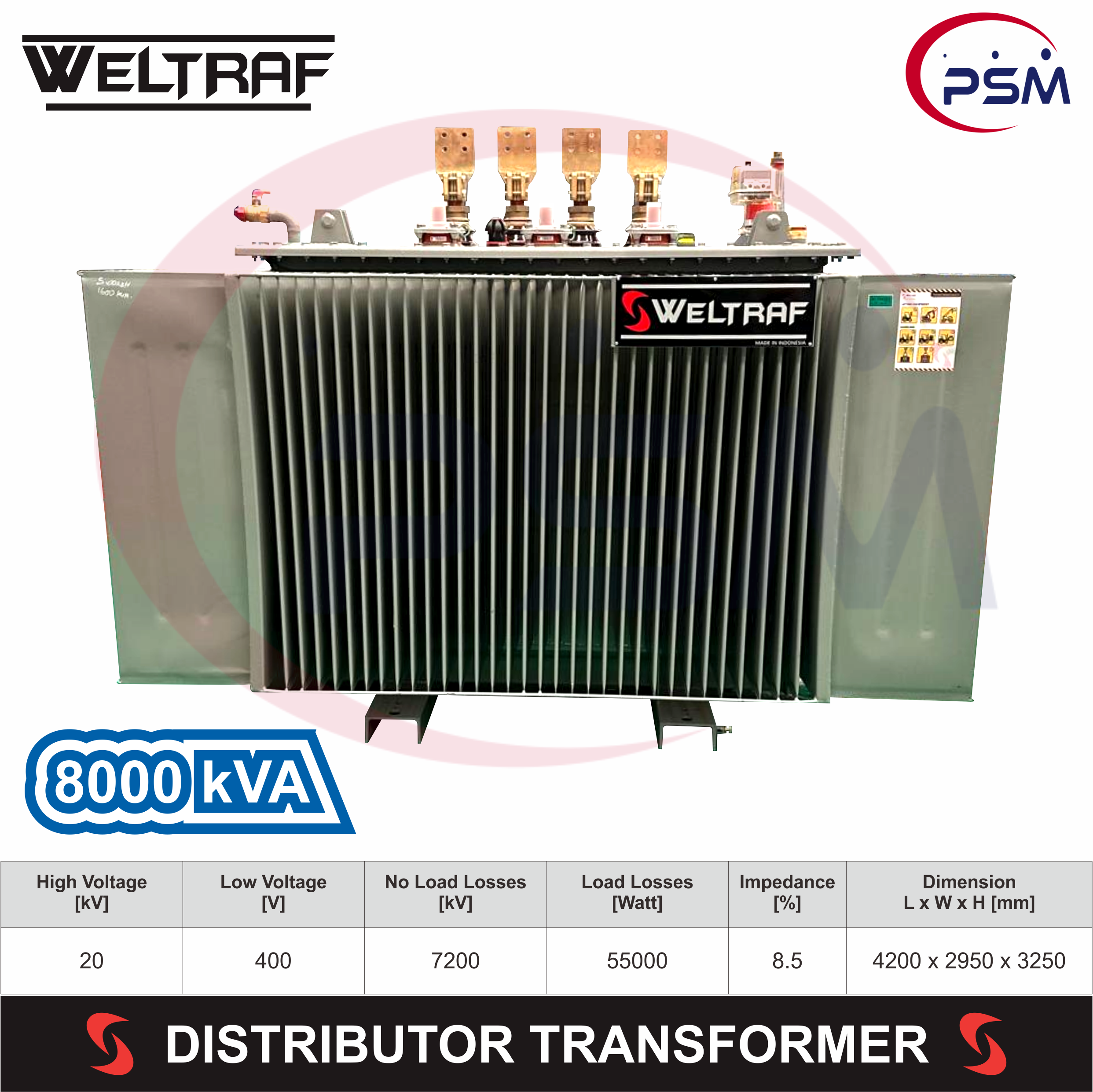 8000 kVA weltraf