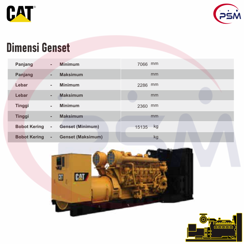 Caterpillar Generator Sets Diesel 3516B DYNAMIC GAS BLENDING SERIES | 3516B DGB 2000kVA 50Hz
