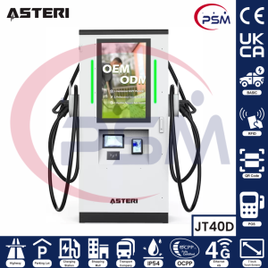 60KW 90KW 120KW ASTERI JT40D DC Advertising Screen EV Charger Commercial OCPP1.6J Ethernet/4G ASTERI JT40DDC Electric EV Car Charger EV DC Charging Station